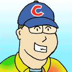 Mark in his Cubs hat